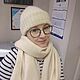 Woven scarf handmade by rayuota mohair lurex, Headwear Sets, Rubtsovsk,  Фото №1