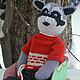 Soft toys: Raccoon, good friend. Toy handmade. Stuffed Toys. DominikaSamara. Online shopping on My Livemaster.  Фото №2