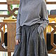 Order Tweed woolen grey skirt. Katlen-store. Livemaster. . Skirts Фото №3