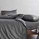 Tencel bed linen in gray shade to order, buy. Bedding sets. Postelnoe. Felicia Home. Kachestvo + Estetika. Интернет-магазин Ярмарка Мастеров.  Фото №2