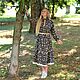 Dress made of cotton fabric 'Wanderer '. Dresses. Olga Lado. Online shopping on My Livemaster.  Фото №2