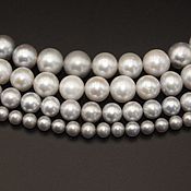 Материалы для творчества handmade. Livemaster - original item Natural Grey Pearls AAA Grade Beads 11 mm. Handmade.
