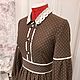 Заказать Платье из теплого хлопка в горошек. Ольга (butikromantika). Ярмарка Мастеров. . Платья Фото №3