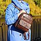  Кожаный рюкзак коричневый женский Трейси Мод. Р29п-622, Рюкзаки, Санкт-Петербург,  Фото №1