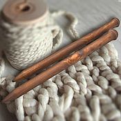 Материалы для творчества handmade. Livemaster - original item Large knitting Needles to knit of Wood 20mm/300#9. Handmade.