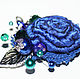 Order Suntory Blue Rose Applause   brooch blue rose. Puchinka. Livemaster. . Brooches Фото №3