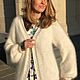 Заказать Кардиган вязаный из пуха норки. EkaterinaVolkova. Ярмарка Мастеров. . Кардиганы Фото №3