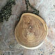 Pendant saw cut from lilac rustic. Pendants. BijouSiberia. Online shopping on My Livemaster.  Фото №2