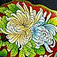 Винтаж: Интерьерная ТАРЕЛКА  КЛУАЗОНЕ  CLOISONNE  Ручная работа  Китай. Тарелки декоративные винтажные. Чердак дяди Рико. Ярмарка Мастеров.  Фото №4