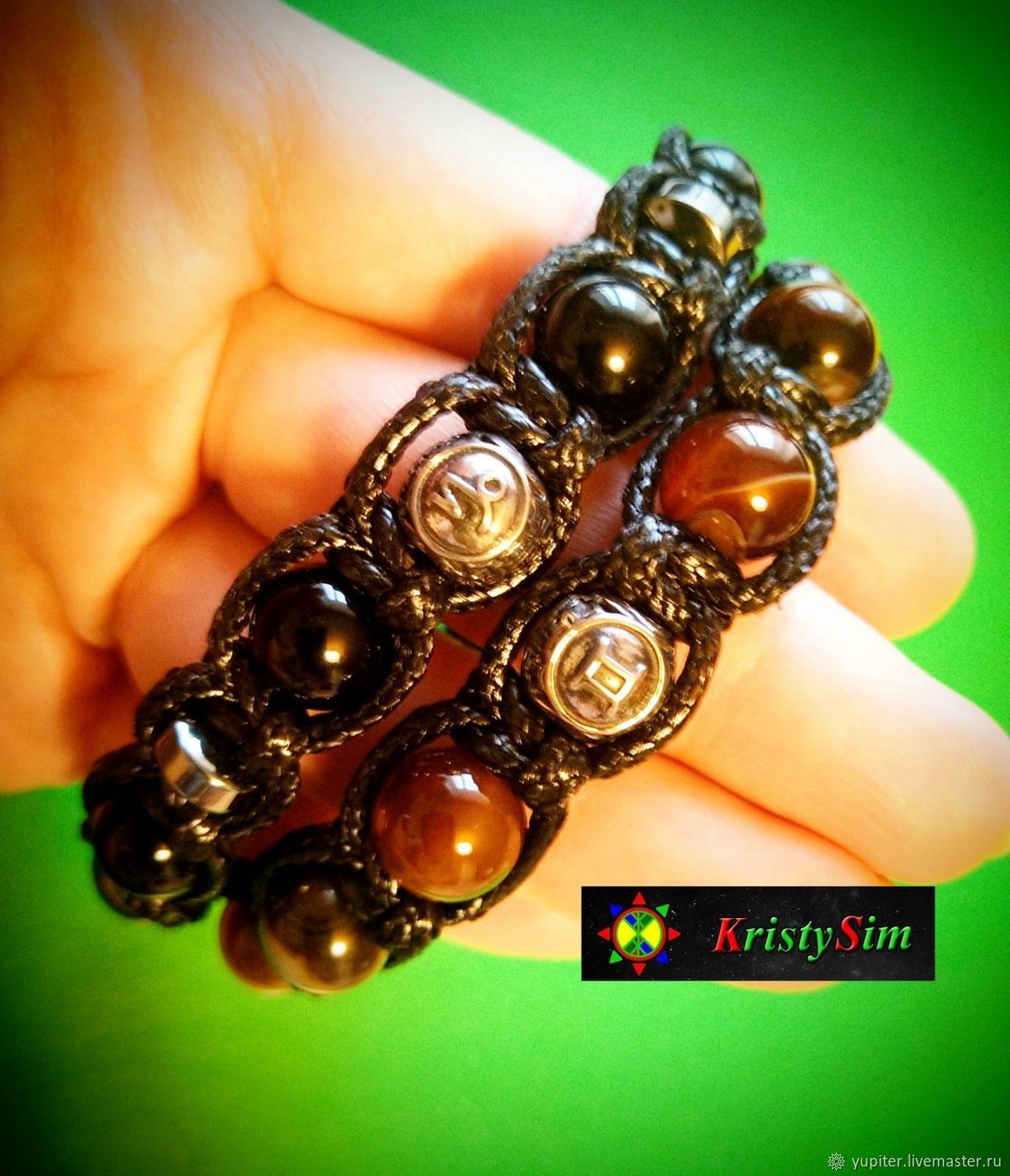 Мужские браслеты для знаков Зодиака Козерог и Близнецы