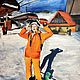 Oil painting: ' In the mountains', Pictures, Moscow,  Фото №1