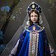  Русская красавица в синем наряде. Интерьерная кукла. Ekaterina-295. Ярмарка Мастеров.  Фото №4