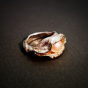 Серебряное кольцо с природным цитрином 1