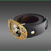 Аксессуары handmade. Livemaster - original item Handmade leather belt z10508. Handmade.
