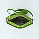 Сумочка кожаная "Ярко-зелёная". Классическая сумка. Кожаные сумки ALSWA. Ярмарка Мастеров.  Фото №4