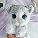 Заказать Вязаная игрушка котёнок. Игрушка котик. Игрушка кот. LAPULI TOYS | Вязаные игрушки.. Ярмарка Мастеров. . Мягкие игрушки Фото №3