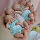 Младенец из полимерной глины. Мини реборн. 8-9 см. Куклы Reborn. Lexa&dolls. Ярмарка Мастеров.  Фото №4
