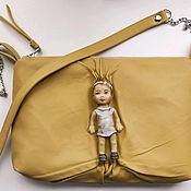 Сумки и аксессуары handmade. Livemaster - original item 3D Handbag made of genuine leather 