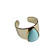 Turquoise Ring, Natural Turquoise Ring, Turquoise. Rings. Irina Moro. Online shopping on My Livemaster.  Фото №2