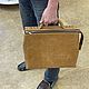 Dandy leather briefcase bag. Brief case. BOA. Online shopping on My Livemaster.  Фото №2