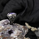 Серебряное женское кольцо с аметистом "Ланка". Кольца. BlackTree (InSilver). Ярмарка Мастеров.  Фото №4