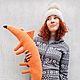 Рыжая лиса подушка. Мягкие игрушки. FoxAnna Игрушки-подушки от Анны. Ярмарка Мастеров.  Фото №4