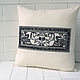Pillow with hand embroidery Anichkov bridge set of author's cards. Pillow. pillowstown. My Livemaster. Фото №4