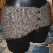 Аксессуары handmade. Livemaster - original item Knitted belt with buttons. Handmade.