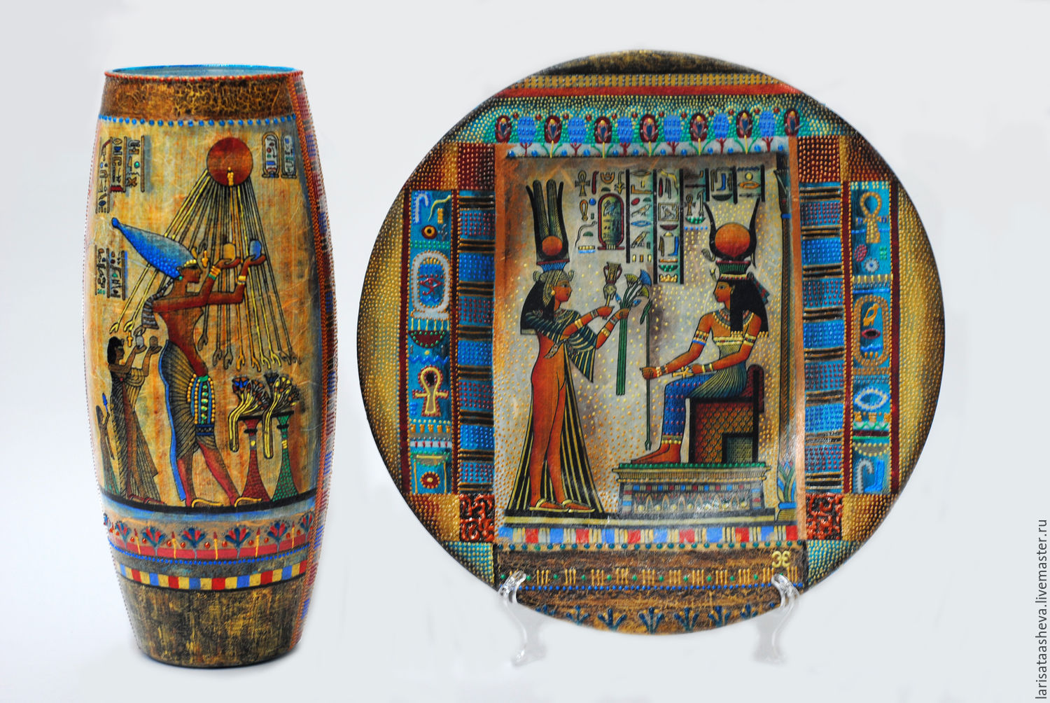 Жертвенные глиняные тарелочки Египта