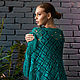 Заказать Шаль вязаная крючком "Волна". Ручная работа. Knittessa. Ярмарка Мастеров. . Шали Фото №3