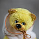 Мишка тедди Лимончик. Мишки Тедди. Teddy by Olga Prokudina. Интернет-магазин Ярмарка Мастеров.  Фото №2