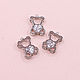 Заказать Подвески Мишка с цирконом, сердце, родированное покрытие. Silverandstones. Ярмарка Мастеров. . Подвески Фото №3