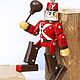 Wooden soldier (22 cm) by Urfin Jus. Ball-jointed doll. The most beautiful toys. My Livemaster. Фото №6