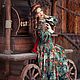 "Сказка" платье из шалей в Русском стиле. Народные платья. Август ван дер Вальс. Ярмарка Мастеров.  Фото №6