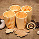Set of Wooden bowls (4pcs) 100%#14, Water Glasses, Novokuznetsk,  Фото №1