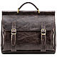 Leather briefcase Versailles (dark brown antique), Brief case, St. Petersburg,  Фото №1