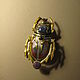 Брошь № 2 СКАРАБЕЙ. Brooch № 2 SCARAB. Брошь-булавка. Сергей Август (AugS). Ярмарка Мастеров.  Фото №5