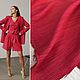 Красный летний твид. Итальянские ткани. Ткани. Эксклюзивные ткани made in ITALY. Интернет-магазин Ярмарка Мастеров.  Фото №2