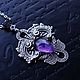 Order Suspension Vita Purple amethyst. Shard Noir - handmade jewelry. Livemaster. . Pendants Фото №3
