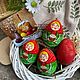 Яйцо-подвеска "Девочка с баранками/куличом" 1 шт,ручная. Пасхальные яйца. Творческая мастерская Донсковой К. Ярмарка Мастеров.  Фото №13