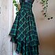 Юбка со шлейфом "Всё ещё лето". Юбки. Wild Plaid авторская одежда. Ярмарка Мастеров.  Фото №4