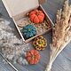 Pumpkin Set Knitted Needle Holders for Home for Halloween Souvenir Decor. Interior elements. knitsockswool. My Livemaster. Фото №4