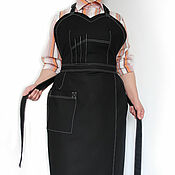 Сувениры и подарки handmade. Livemaster - original item Avant-garde apron women`s apron with pockets. Personal order. Handmade.