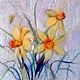 Daffodil wool painting in my garden. Pictures. tatjana-terebilova. Online shopping on My Livemaster.  Фото №2