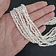 Бусины хрусталь гранёные 4 мм бежевые нить. Бусины. Niakrise beads. Интернет-магазин Ярмарка Мастеров.  Фото №2