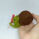 Felt toy: snail. Felted Toy. Give warmth. Online shopping on My Livemaster.  Фото №2