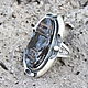 Order Ring with untreated obsidian in 925 silver ALS0018. Sunny Silver. Livemaster. . Rings Фото №3