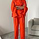 Orange suit with patch pockets, Suits, Moscow,  Фото №1