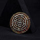 Order Brooch 'Structure I' silver, hot enamel on copper. stepan-klimov. Livemaster. . Brooches Фото №3