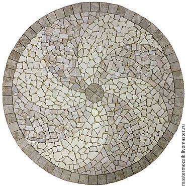 Картины и панно ручной работы. Ярмарка Мастеров - ручная работа Мозаичное  панно из мраморной мозаики. Handmade.